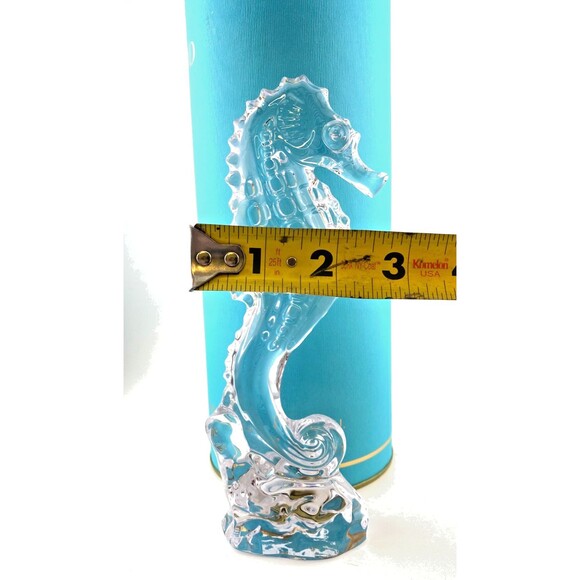 NIB Waterford Crystal Seahorse Collectible Decorative Paperweight Figurine w/Box - Picture 8 of 8